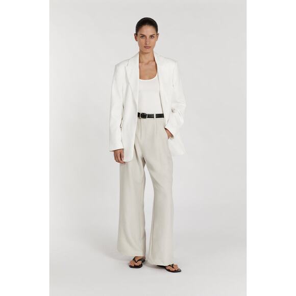 DISSH Rowan Bone Pant Wide Leg High Waist Trousers Size 10 Capsule Classic Chic - Picture 1 of 16